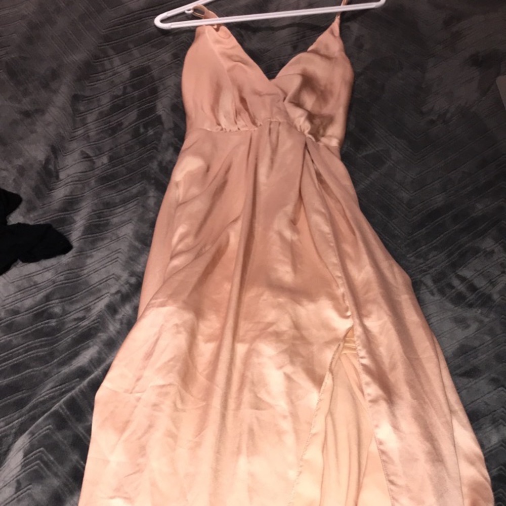fashion nova maxi slit dress